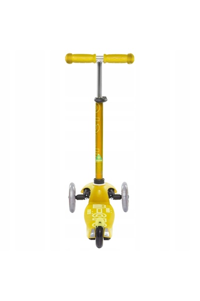 Micro Trotinetă cu trei roți pentru copii Mini Deluxe galbenă OS