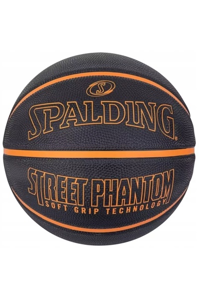 SPALDING Minge de baschet Phantom negru/portocaliu mărimea 6
