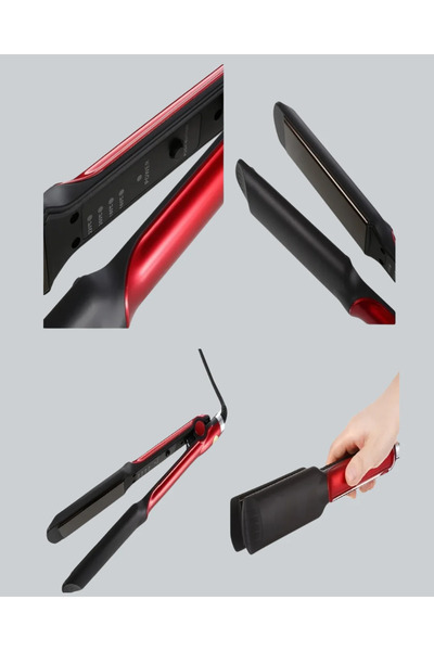 ZERO LAND Nhr-Hlss Anti-Frizz Ionic Hair Straightener – Titanium Plate & Styl...