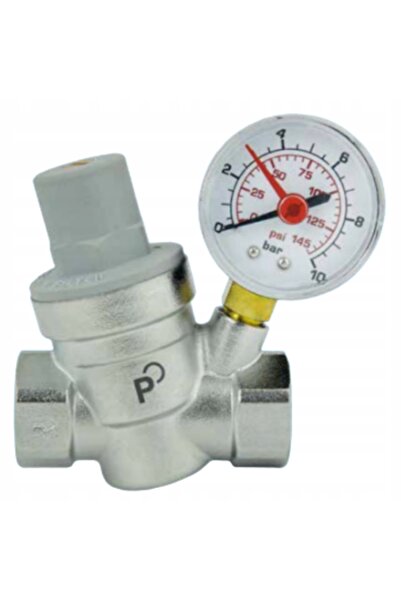 NO BRAND REDUCTOR REGULATOR DE PRESIUNE A APEI CU MANOMETRU 1/2"