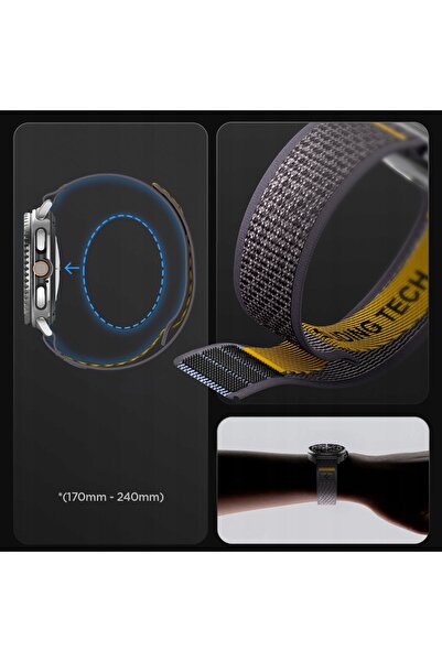 Spigen Curea Athlex Air pentru Galaxy Watch 8 / Classic (40/44/46mm) gri