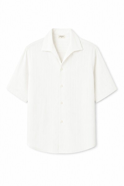 Antioch Modal blend striped shirt