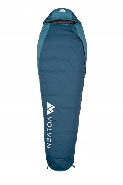 Polaris Volven Prawy sac de dormit turistic din puf - albastru