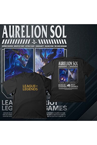 EZ Design League of Legends -Aureli0N Sol- Printed Oversize T-Shirt