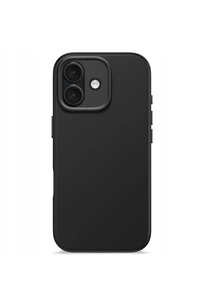 NO BRAND Husă iPhone 17 Decoded AntiMicrobial Etui Silikonowe / negru fantomă