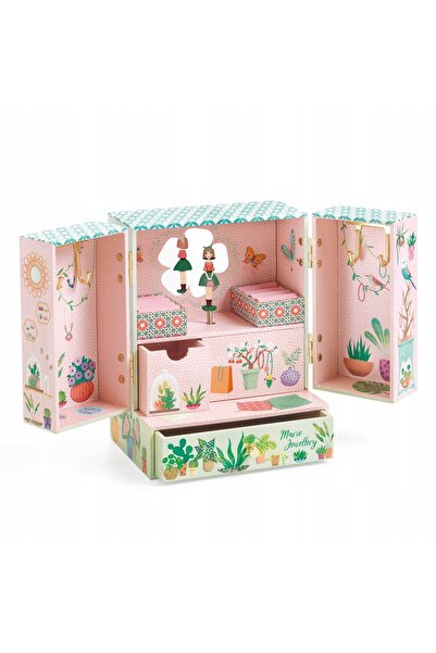 NO BRAND Cutie muzicală multicoloră Djeco 18,50 cm pentru fetiță