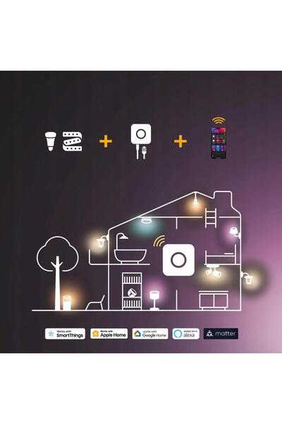 Philips Hue Bec inteligent, lumină albă ambientală, A60 E27 810lm (4