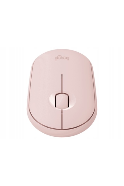 logitech Mouse wireless Bluetooth subțire și silențios M350 Roz Pebble