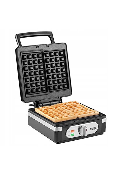 1001DİZAYN Aparat de făcut vafe pentru 2 vafe mari crocante, cu control puter...