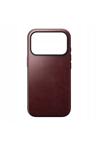 NO BRAND Husă din piele cu MagSafe iPhone 17 Pro Nomad Horween Burgundy