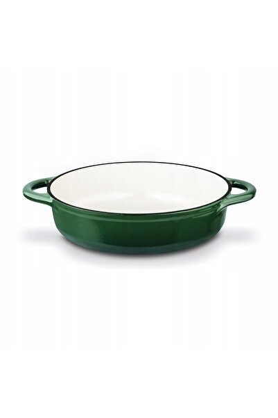 Konighoffer BRYTFANNA Oală de friptură din fontă, pentru inducție, verde, rot...