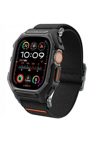 Spigen Lite Fit PRO Apple Watch Ultra 1/ 2 49mm negru/negru mat ACS07104