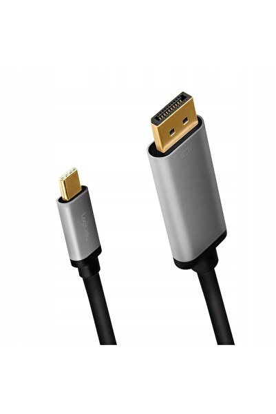 LogiLink Cablu adaptor CUA0100 USB-C - DisplayPort, 4K, negru, 1,8m