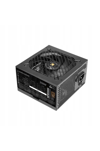 MARS GAMİNG TACENS MPB550SI 550W Sursă de alimentare ATX cu 24 de pini, Negru