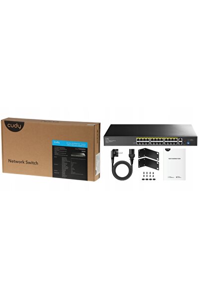 cudy SWITCH POE 24 PORTURI + UPLINK + SFP FS