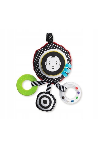 NO BRAND Jucărie pandantiv cu două fețe Rattle Wimmer Ferguson Manhattan Toy