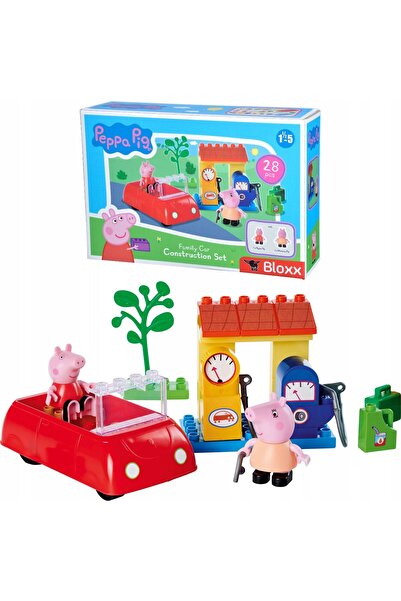 NO BRAND PEPPA PIGLET – Set de cuburi „MAȘINA DE FAMILIE A LUI PEPPA PIGLET” ...