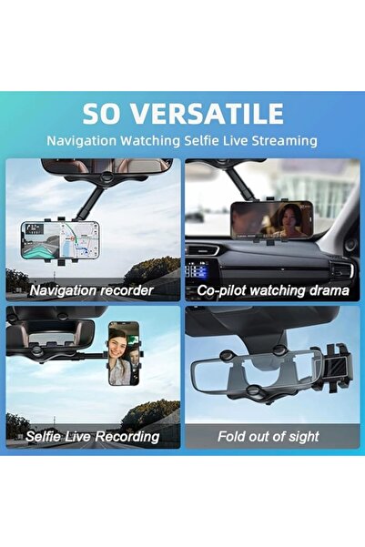 NO BRAND Suport telefon auto rotativ 360 de grade universal