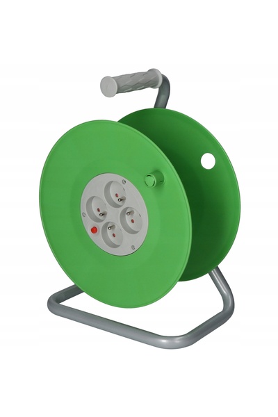 NO BRAND 4p+Z KEL STANDARD verde IP20 tambur priză