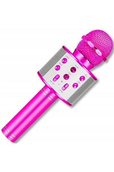 NO BRAND Microfon karaoke pentru copii, boxă wireless Bluetooth, cadou de săr...