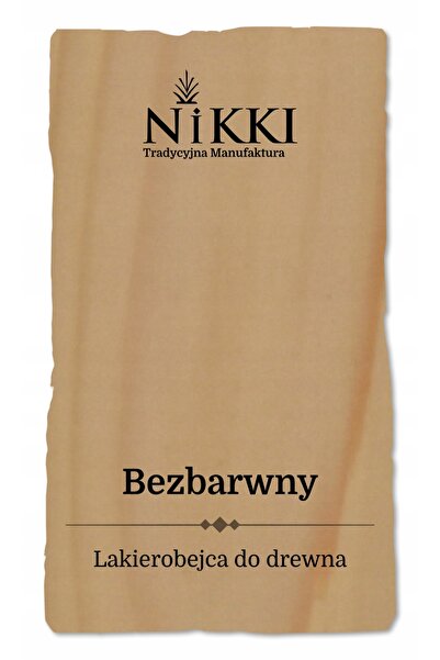NO BRAND Lac pentru Lemn 3W1 Extra Lazura Incolor Semimatt 1L Protecție UV