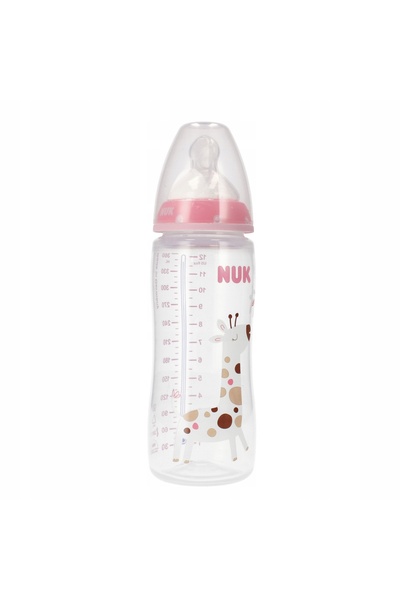 Nuk Sticlă First Choice 360 ml Roz