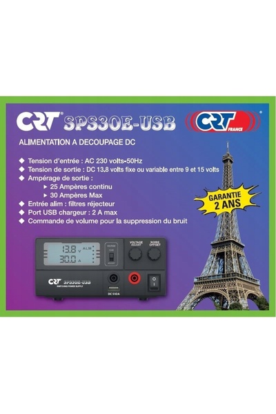 NO BRAND Sursă de alimentare în comutație CRT SPS30E 30A, cu afișaje digitale...