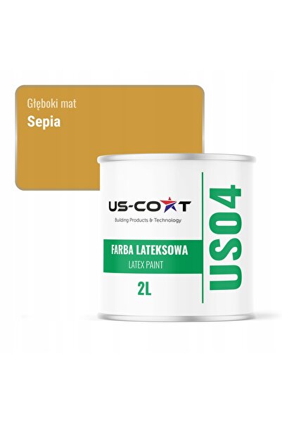 NO BRAND Vopsea latex de perete, culoare sepia, H6737, 2L, mat intens, pentru...