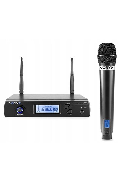 NO BRAND Set de microfoane vocale wireless UHF cu 16 canale și stație "