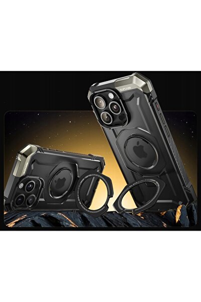 NO BRAND Husă tip armură Supcase pentru iPhone 16 Pro, cu protecție pentru bu...