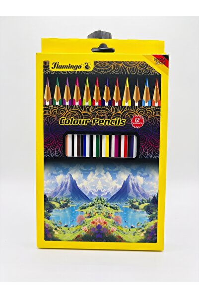 Flamingo Colour pencils | Pack of 12 Pcs