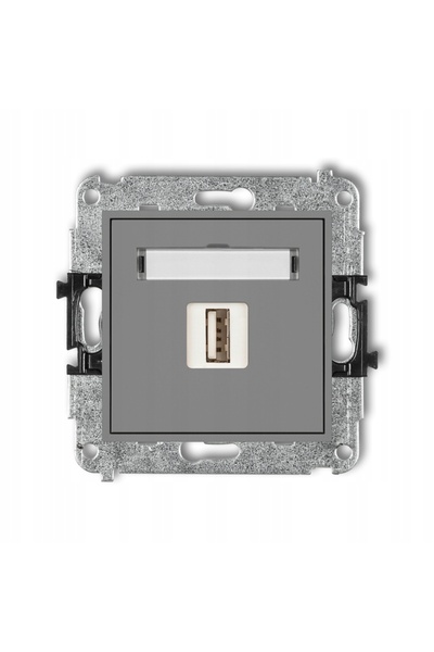NO BRAND ÎNCĂRCĂTOR USB 5V 2A KARLIK MINI GRI MAT