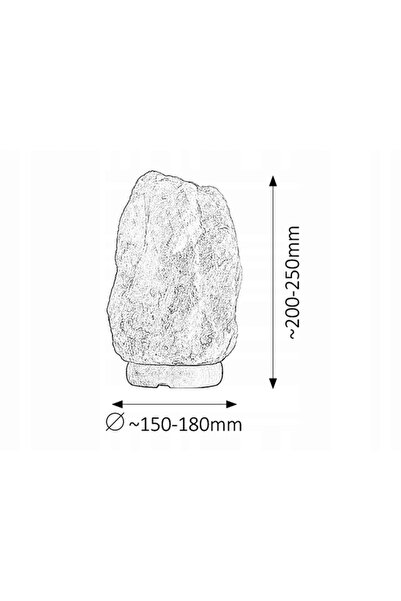 Rabalux Lampă decorativă de sare de masă ROCK 4130 + GRATUIT
