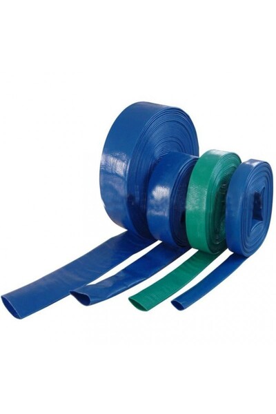 NO BRAND Furtun plat din PVC de 2 țoli, 30m, pentru pompă de irigații pentru ...