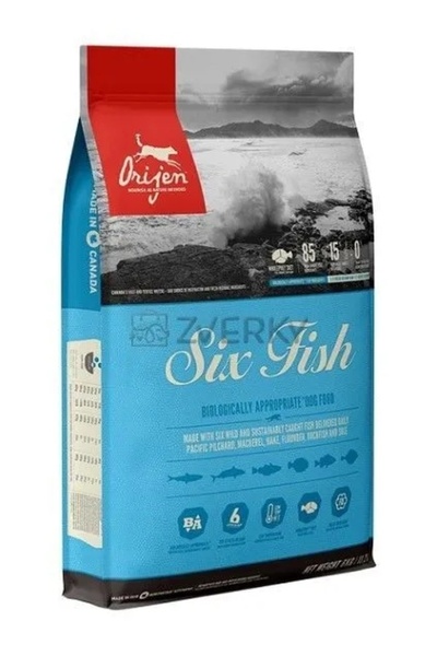 Orijen Six Fish Fish 6 kg hrană pentru câini