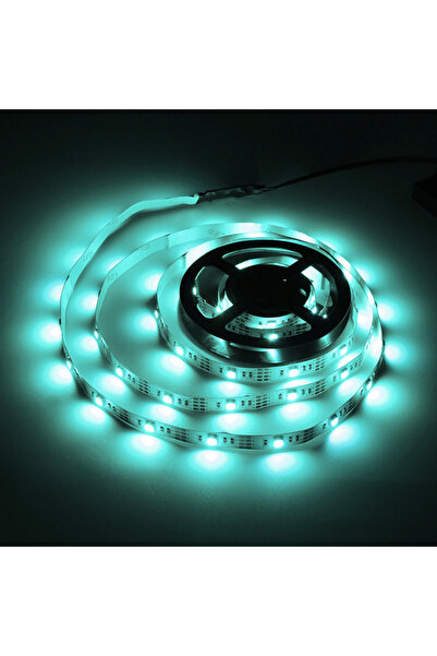 NO BRAND KIT LED RGB + ALB 5050 BANDĂ LED 5m TELECOMANDĂ TACTILĂ