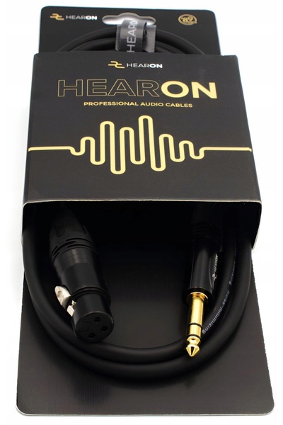 NO BRAND Cablu HEARON Select XLR Mamă la Jack Mare 6,3mm TRS 5m Simetric