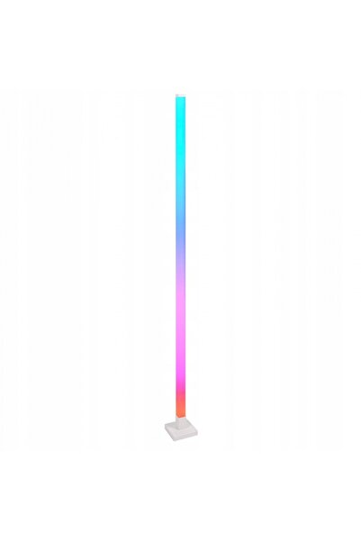 NO BRAND Lampadar LED RGB controlat prin muzică Tuya Pilot alb 150cm