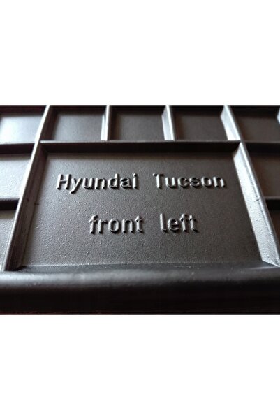 NO BRAND Covorașe din cauciuc pentru HYUNDAI TUCSON (2004-2010) cu logo ORIGI...