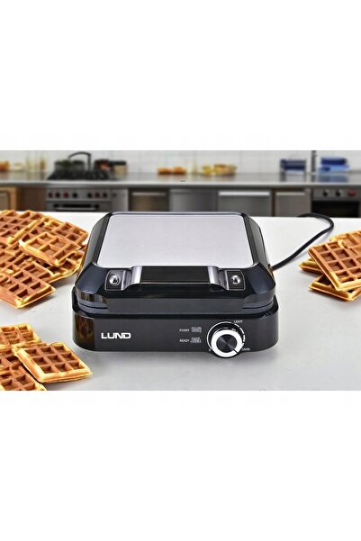 LUND GOFROWNICA 1500W 4 plăci mari pentru napolitane crocante, puternic, cu c...