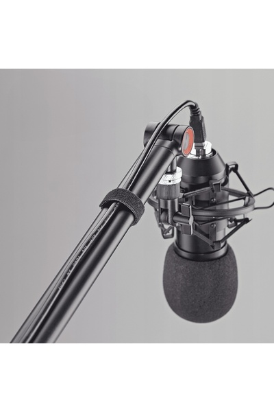 Spacetronik Suport de birou cu braț reglabil pentru microfoane de studio