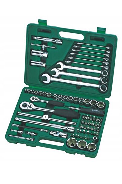 SATA Set de chei tubulare 76 piese 1/4” 1/2” metric ST09519SJ