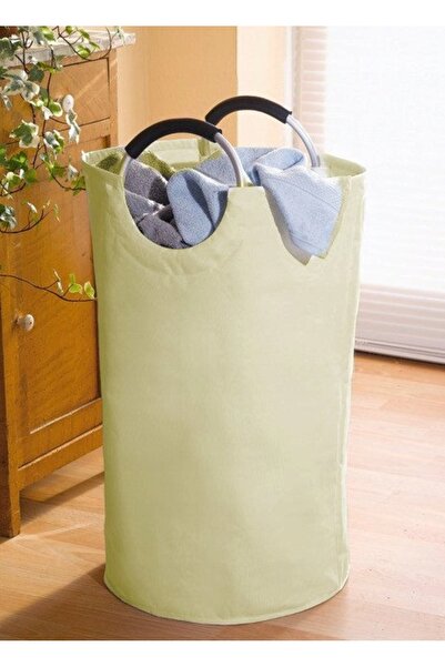 Wenko Coș de rufe BEIGE, tip sac, CU MÂNERE, 69 L, 38X72X55 CM