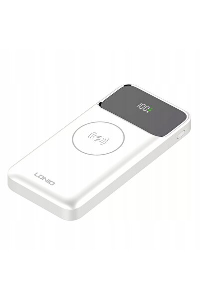 LDNIO Powerbank cu inducție 10000 mAh 15W USB-A USB-C PD MAGNET