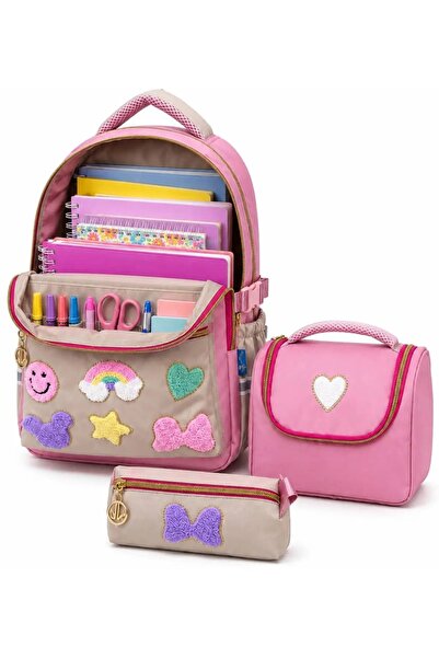 ULTIMATE BAG School Bag Set of 3 Imported Luxury School Bag Complete with Lin...