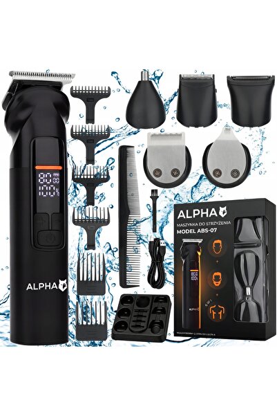 NO BRAND Aparat de tuns părul și barba 6-în-1 – Trimmer pentru nas + Aparat d...