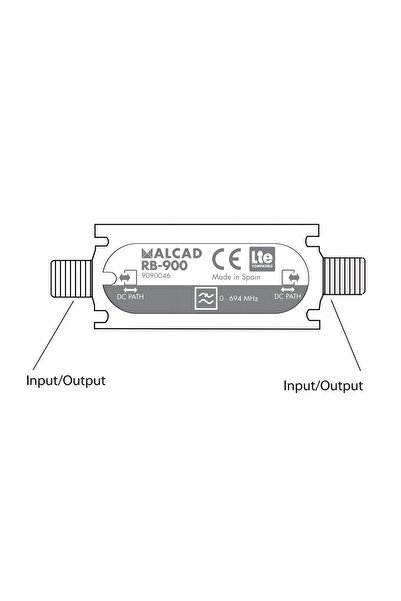 NO BRAND Filtru LTE 5G TV ecranat Alcad RB-900 C48 0-694 MHz anti-interferențe