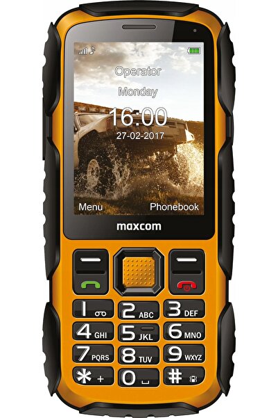 MAXCOM Telefon robust mm920l, 8/16MB, galben, IP67, Bluetooth