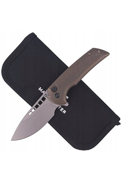 NO BRAND WE Knife Mini Malice Cuțit din Bronz și Titan WE054BL-4