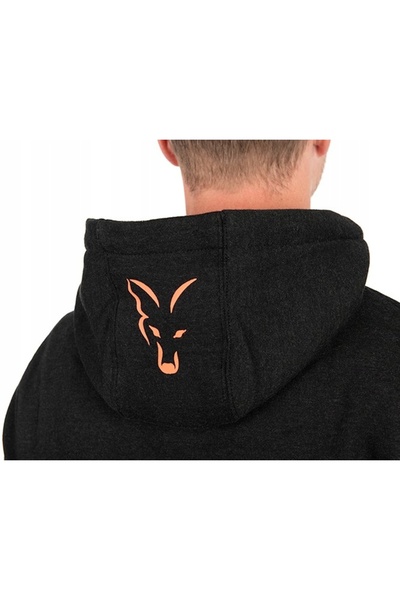 Fox COLECȚIA BLUZA HOODIE NEGRU PORTOCALIU XXXL